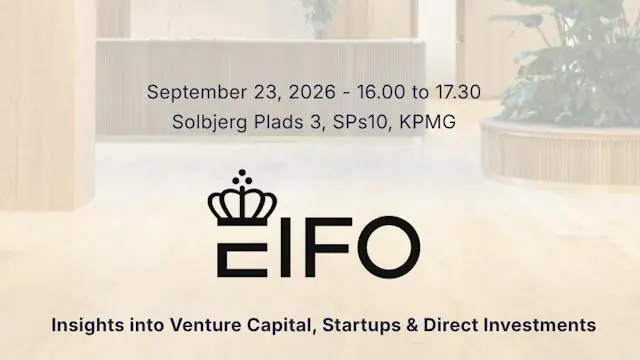 EIFO - Ventrue investing & Growth · CBS - Solbjerg Plads - SPs10, KPMG, Frederiksberg