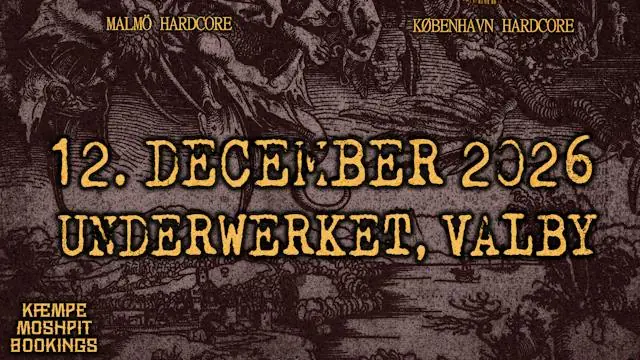 THROWE - CANINE (DE) - VIOLENT SUMMER ORCHESTRA - LIST (SE) // KÆMPE MOSHPIT VOL. 12 · UnderWerket, Copenhagen