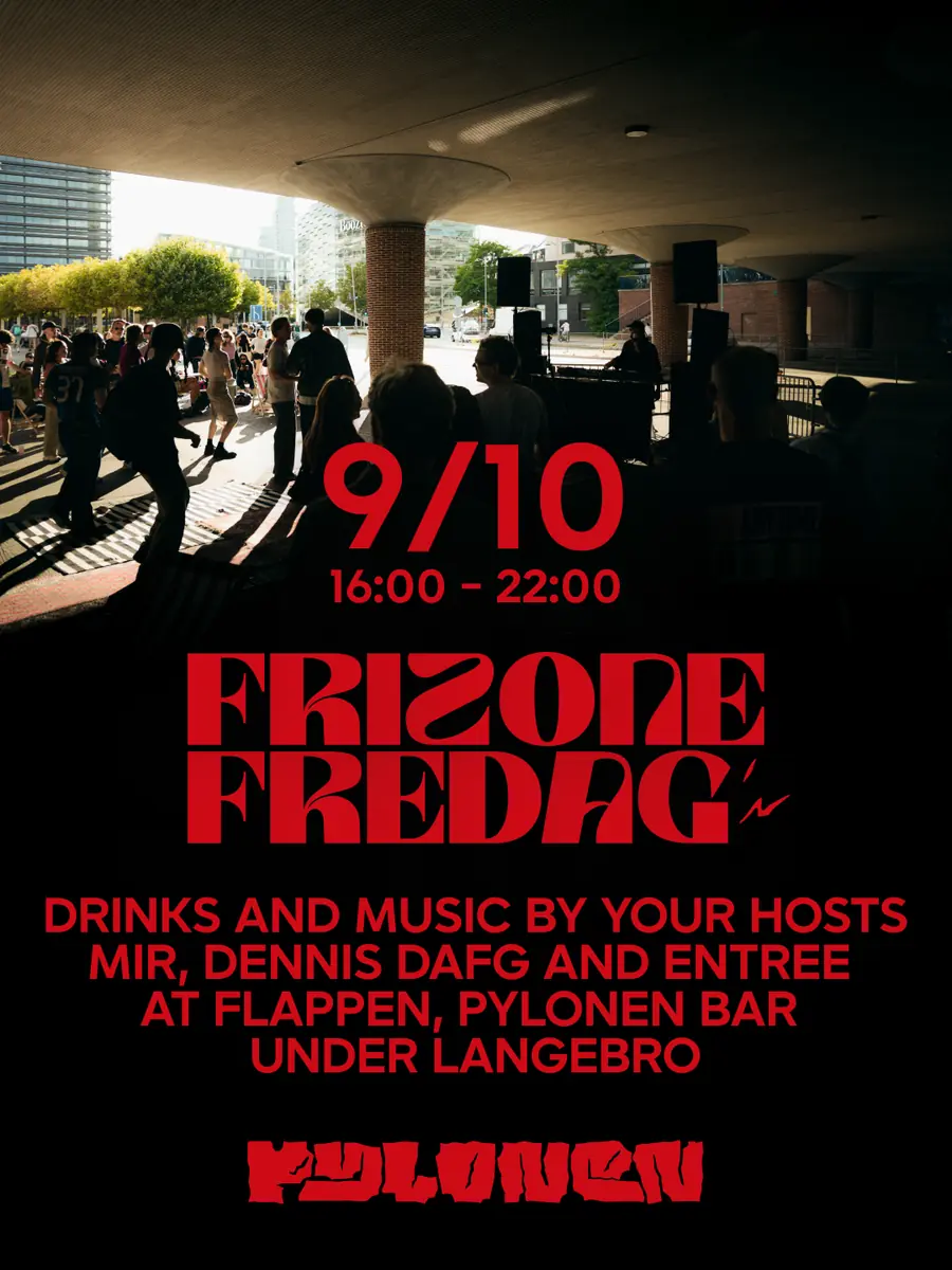 Frizone Friday at Flappen · Pylonen - Frizonen Langebro, Copenhagen