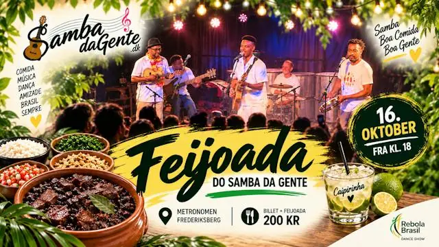 Feijoada do Samba da Gente · Metronomen, Frederiksberg