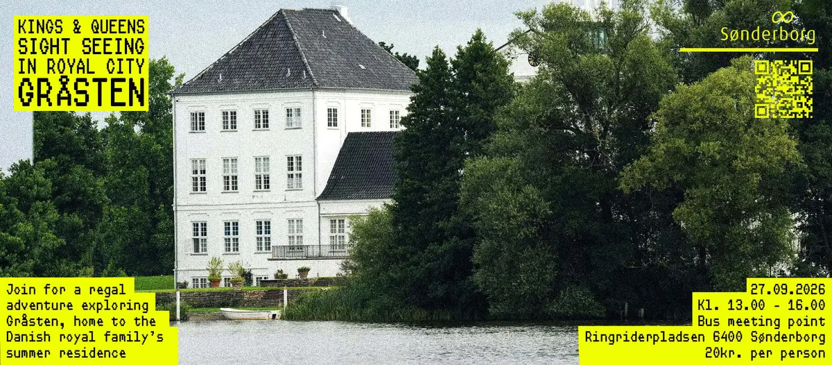Kings and Queens go sightseeing in the royal city Gråsten — Den Kongelige Køkkenhave ved Gråsten Slot, Gråsten