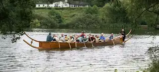Tour de Naturpark Nordals - Iron Age Activities at the Hjortspring Boat