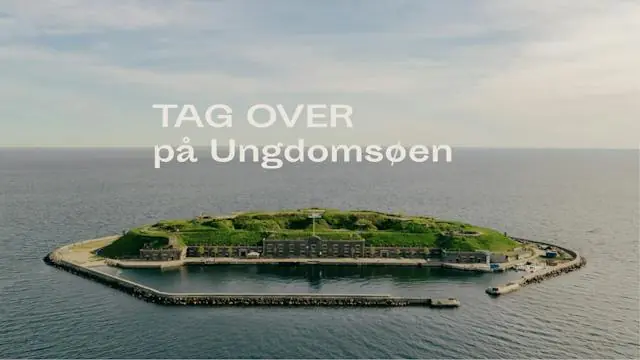 TAG OVER at Ungdomsøen · Ungdomsøen (Middelgrundsfortet), Copenhagen