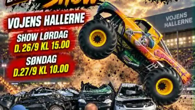 Monstertruck- und Stuntshow in Vojens · Vojens Hallerne, Vojens