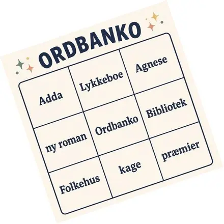 Word Bingo and Cake Tapas with Adda Lykkeboe · Beder-Malling Bibliotek, Beder