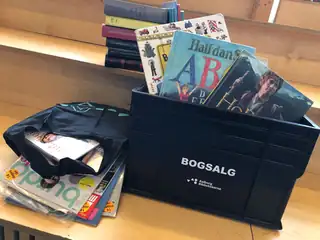 Bogsalg på Vodskov Bibliotek
