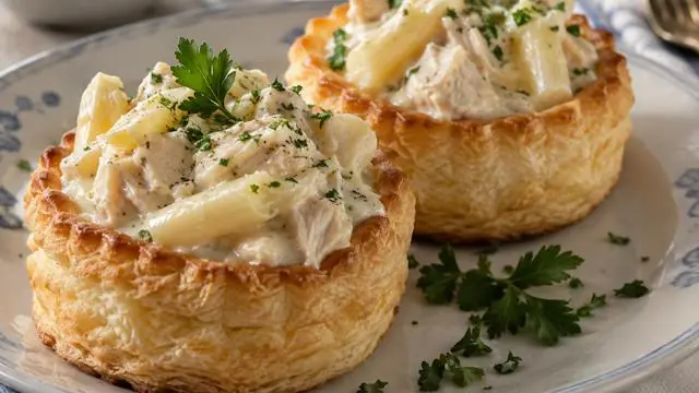 Community Dinner: Tartlets with Chicken in Asparagus Sauce · Bjerringbro Idræts & Kulturcenter, Bjerringbro