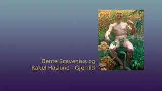 Kunsten i litteraturen - Bente Scavenius og Rakel Haslund Gjerrild