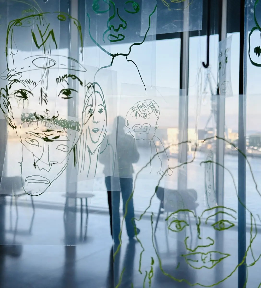 Artwork - A Meeting Between People · Hovedbiblioteket, Aarhus