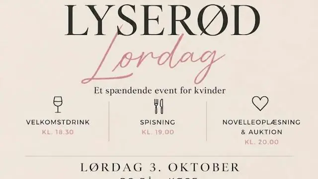 Lyserød Lørdag - En aften kun for kvinder — Ro På, Køge