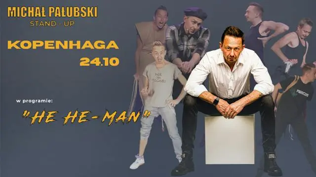 Stand-up KOPENHAGA | Michał Pałubski in "He He Man" · Teater Play, Copenhagen