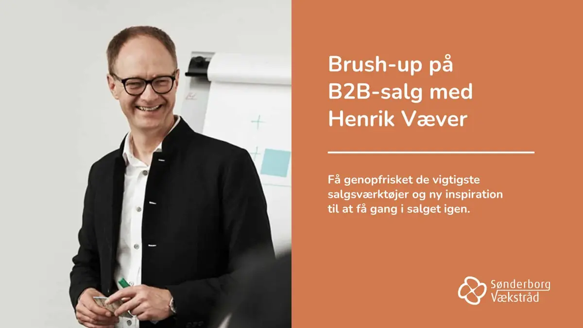 B2B Sales Brush-up with Henrik Væver · Domicilet, Sønderborg