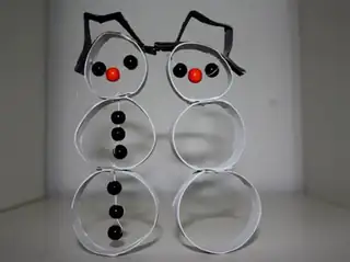 Christmas Decorations from Recycled Materials