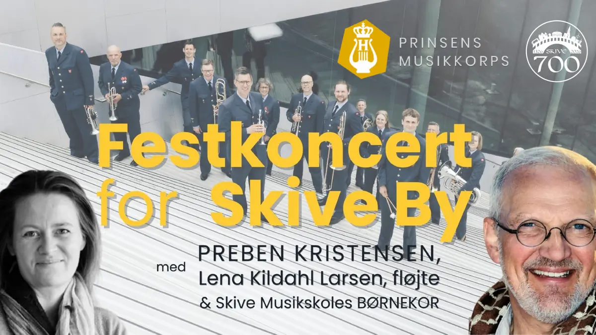 Prinsens Musikkorps jubilæumskoncert — Kulturcenter Skive, Gårdhaven, Skive