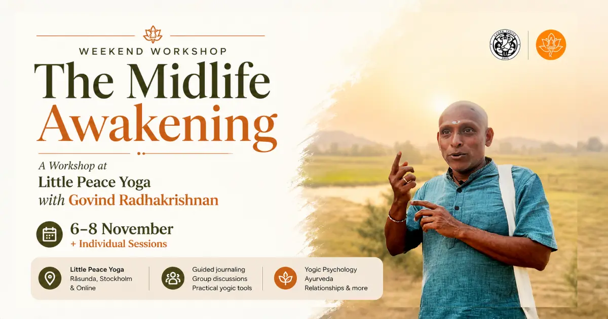 The Midlife Awakening Workshop with Govind Radhakrishnan · Santhi Yoga, Herning, Herning
