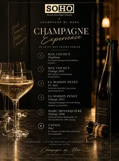 Champagne Experience с Champagne by Moes X SOHO Holbæk
