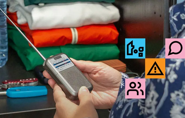 How to Use an FM Emergency Radio - Emergency Preparedness Day · Biblioteket i Herning, Herning