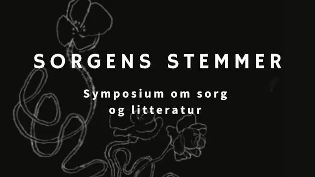 Symposium on Grief · Foreningen Kunst og Mental Sundhed, Copenhagen