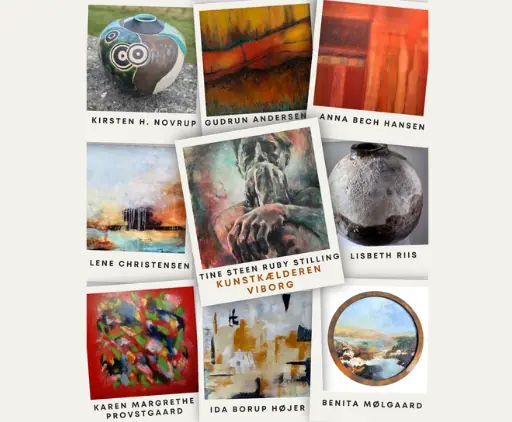 Experience the Exhibition: 9 in a Row · Hovedbiblioteket, Viborg