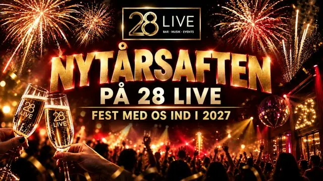 New Year's Eve at 28 Live in Roskilde · 28 Live, Roskilde
