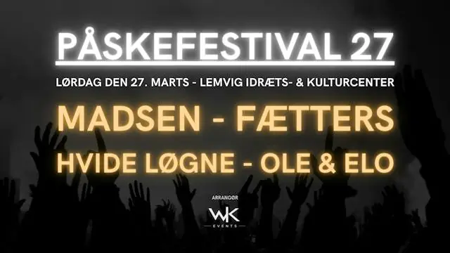 Easter Festival 2027 · Lemvig Idræts- & Kulturcenter, Lemvig