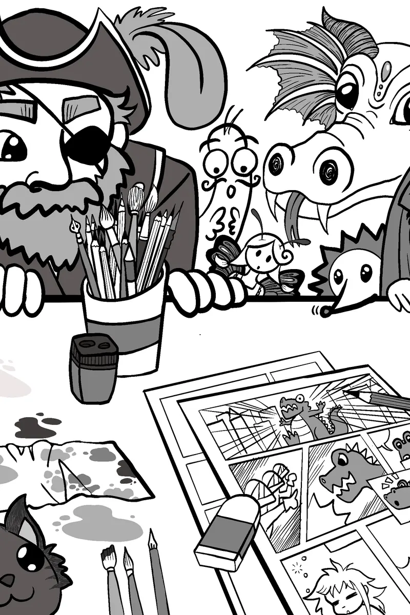 Create Your Own Comic Strip, October 14-15 at Kulturskolerne (Grades 4-7) · Kulturskolerne, Billedkunst 2.2, Hellerup
