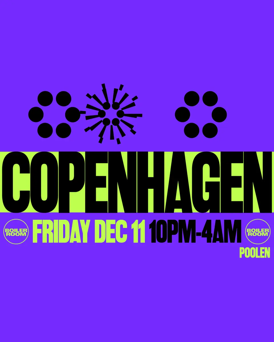 Boiler Room Copenhagen · Poolen, Copenhagen