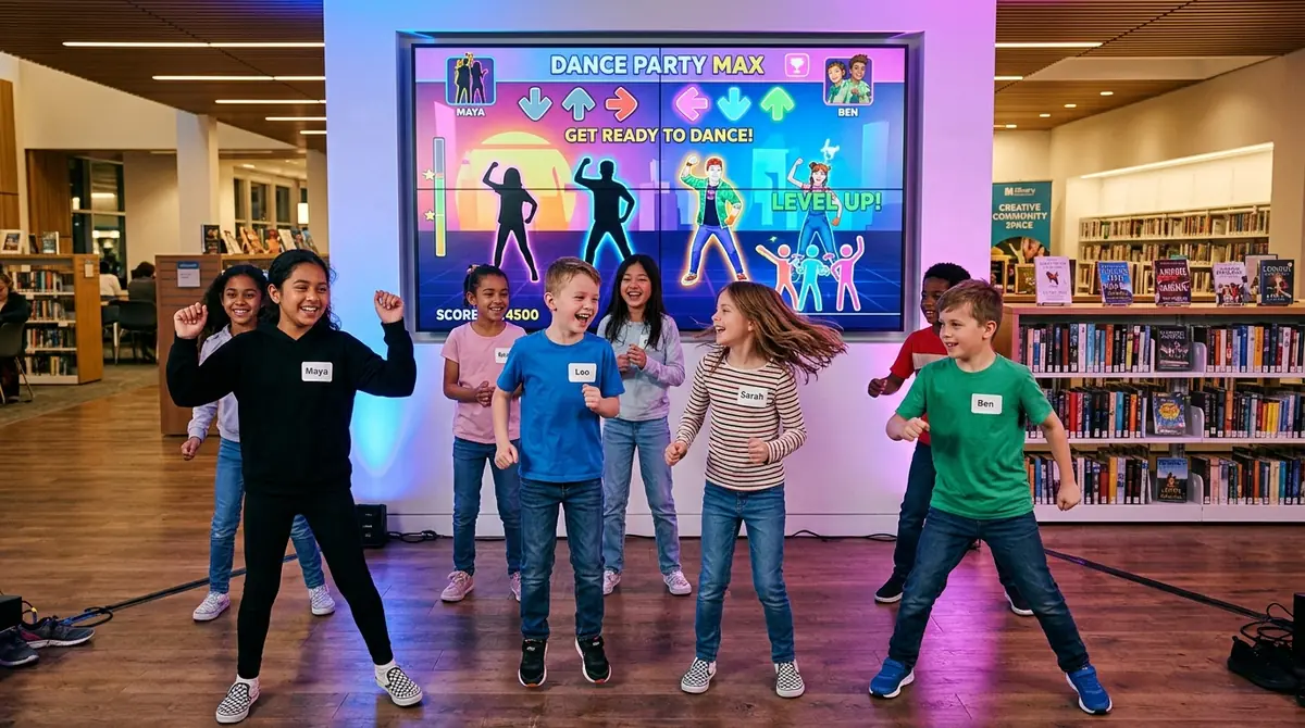 Dance battle and cool moves · Hovedbiblioteket, Skive