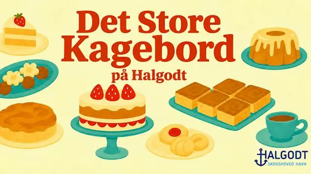 The Great Cake Table at Halgodt · Halgodt, Charlottenlund