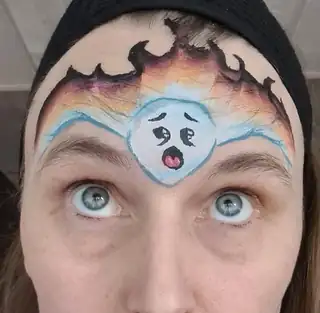 Uhyggelig ansigtsmaling