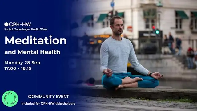 Meditation and Mental Health (Copenhagen Health Week) · NATHA, Copenhagen