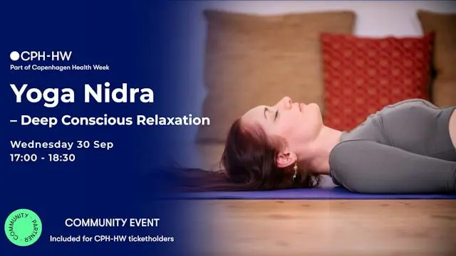 Yoga Nidra - Deep Conscious Relaxation (Copenhagen Health Week) · NATHA, Copenhagen