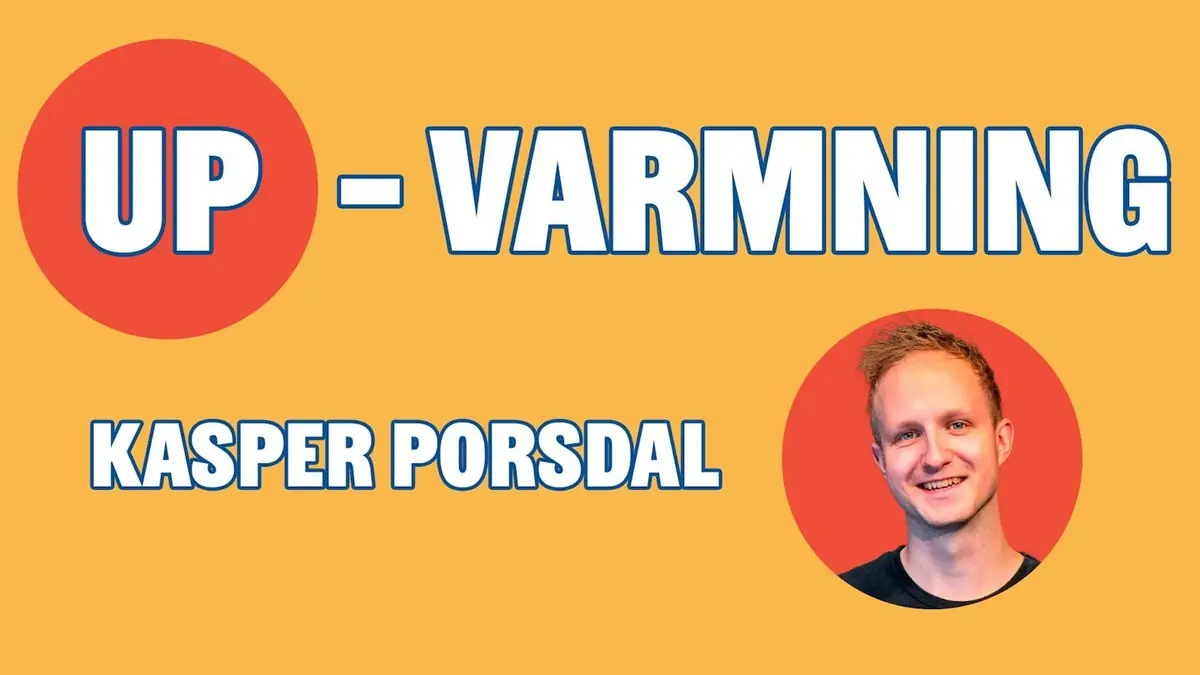 UP-Varmning: Kasper Porsdal · Comedy Zoo, Copenhagen