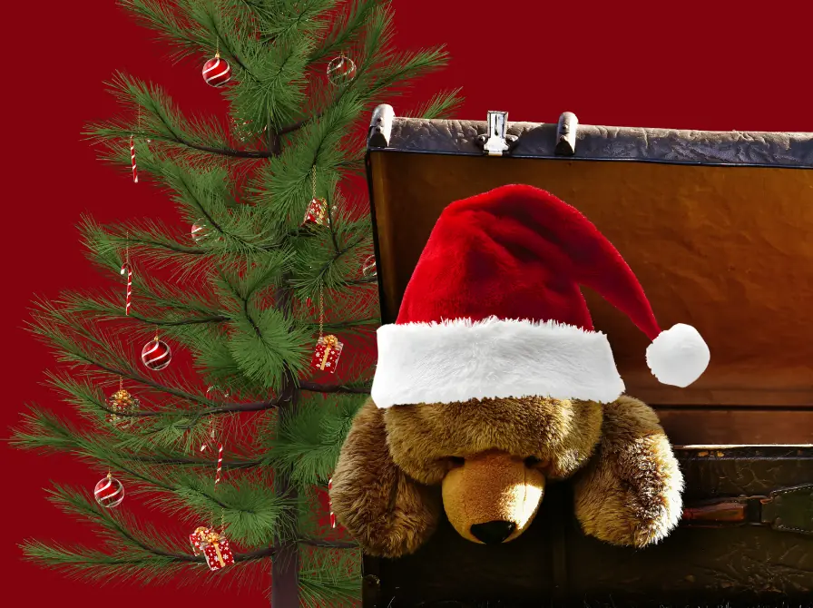 The Christmas Story Suitcase — Gram Bibliotek, Gram