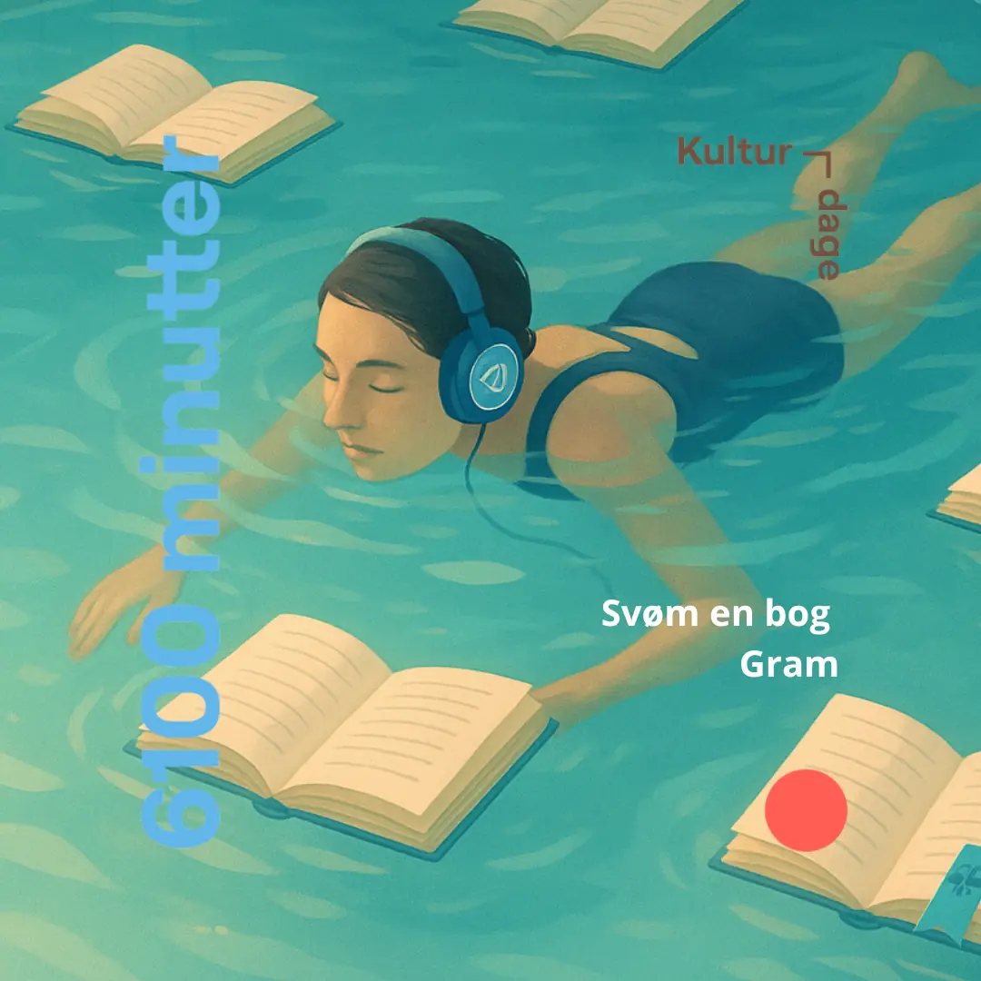 Svøm en bog i Gram Friluftsbad — Gram Bibliotek, Gram