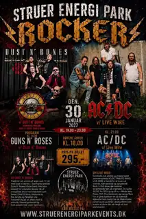 Struer Energi Park Rocker - Guns N' Roses v/ Dust N' Bones & AC/DC v/ Live-Wire