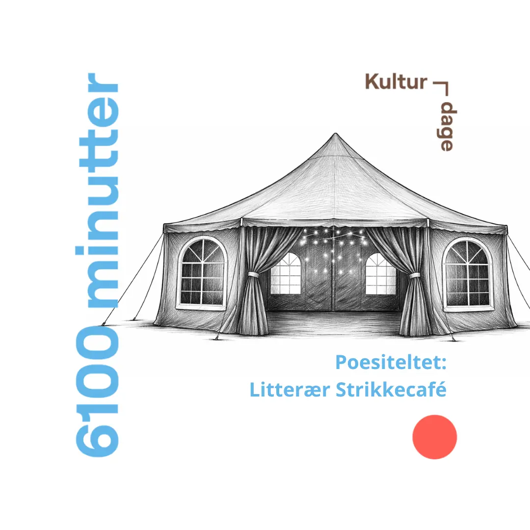 Poesiteltet - Litterær strikkecafé — Haderslev Bibliotek, Haderslev