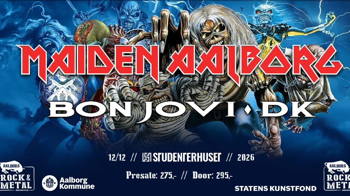 ARM concert: Maiden Aalborg & Bon Jovi DK · Studenterhuset, Aalborg