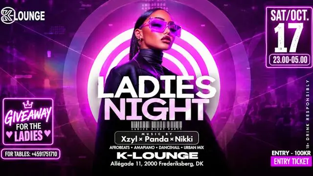 Ladies Night · K-Lounge, Frederiksberg