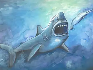 Megalodon & Uranocetus   – kom med tilbage til fortidshavet!