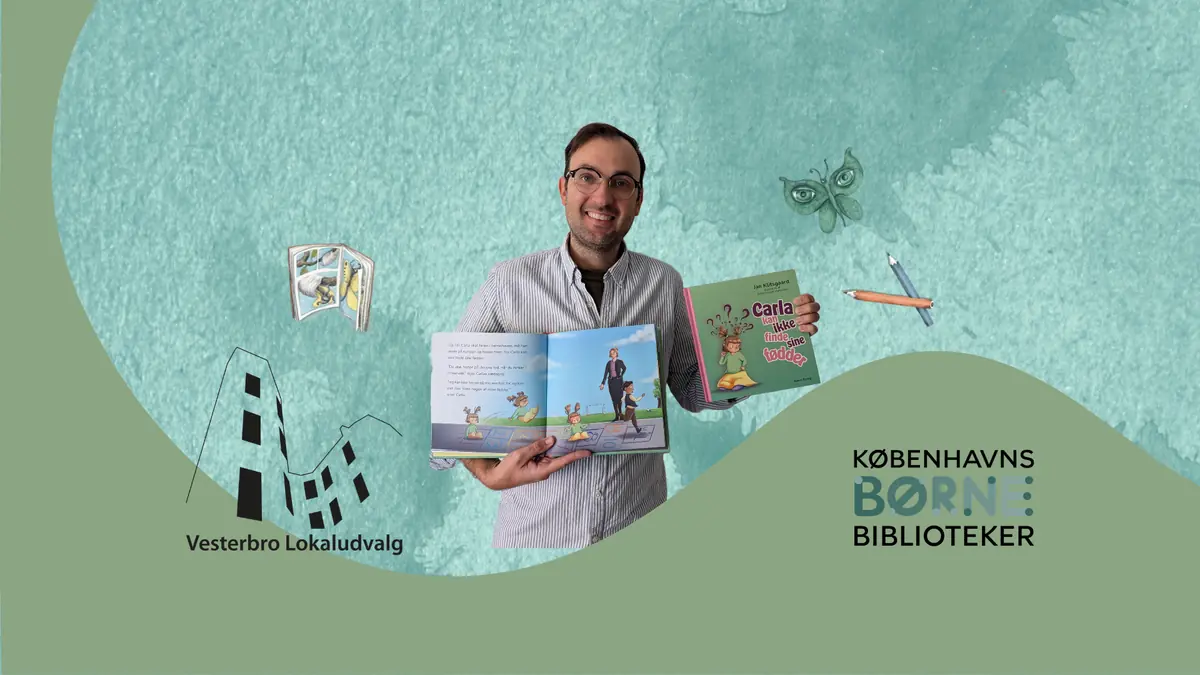 Probiere Autor und Illustrator mit Jan Klitsgaard · Vesterbro Bibliotek og Kulturhus, Kopenhagen