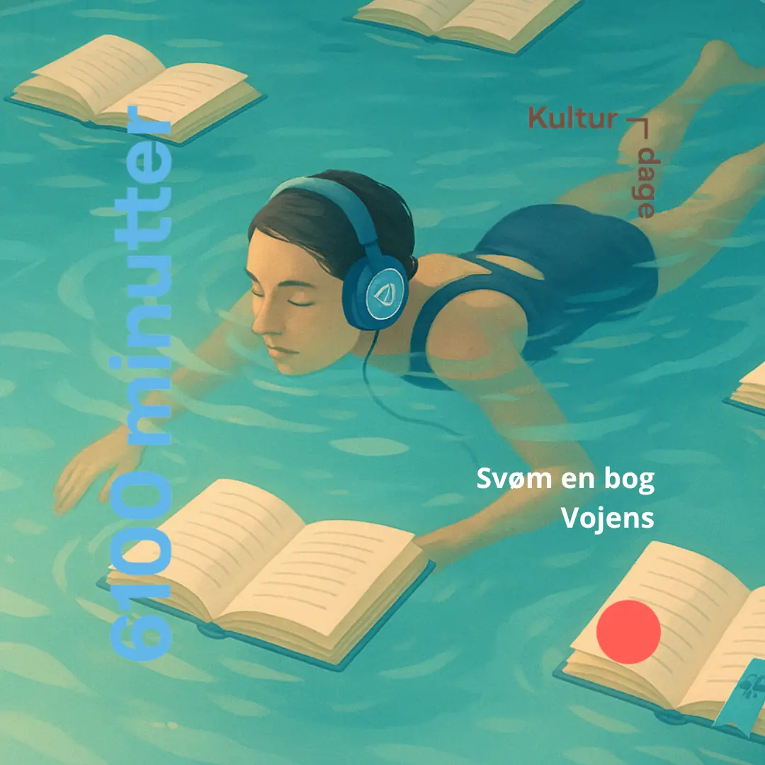 Svøm en bog i Vojens Svømmehal — Vojens Bibliotek, Vojens