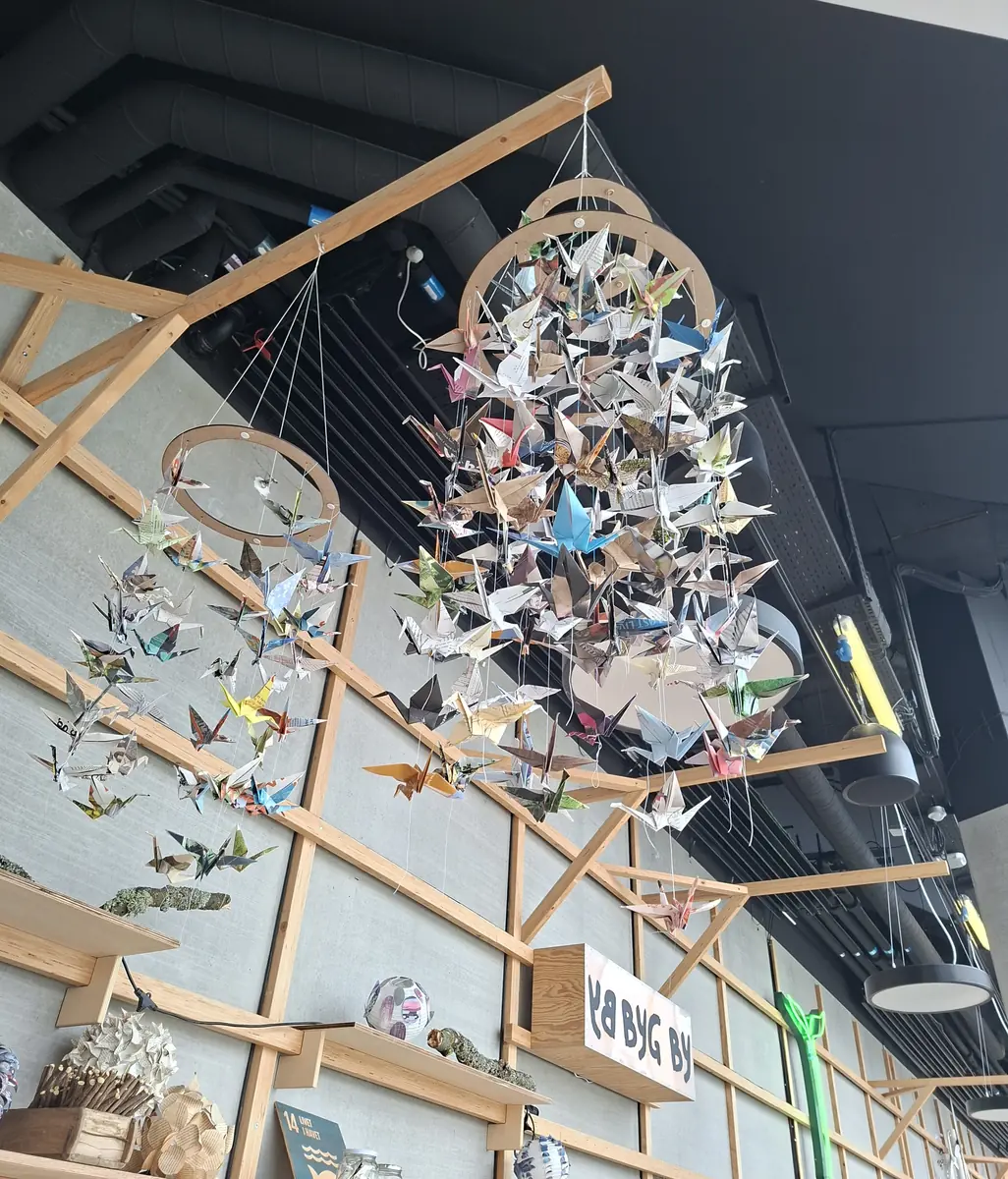 Fold 1000 Cranes · Hovedbiblioteket, Aarhus