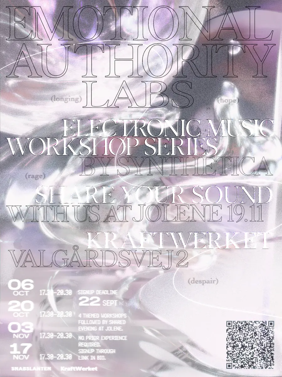 Emotional Authority Labs [by SYNTHETICA] · KraftWerket, Copenhagen