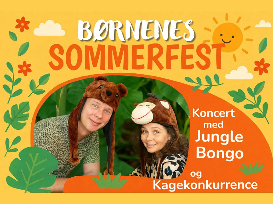 Børnenes sommerfest — Stenløse Bibliotek, Stenløse