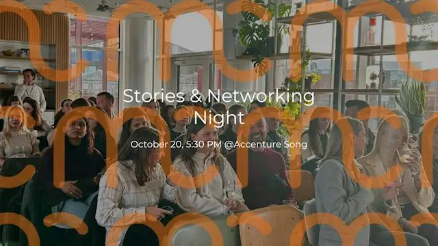 Marketing Connect: Stories & Networking Night · Accenture Song, Copenhagen