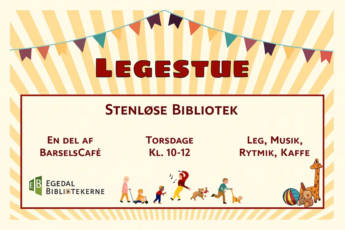 Legestue i Stenløse Bibliotek — Stenløse Bibliotek, Stenløse