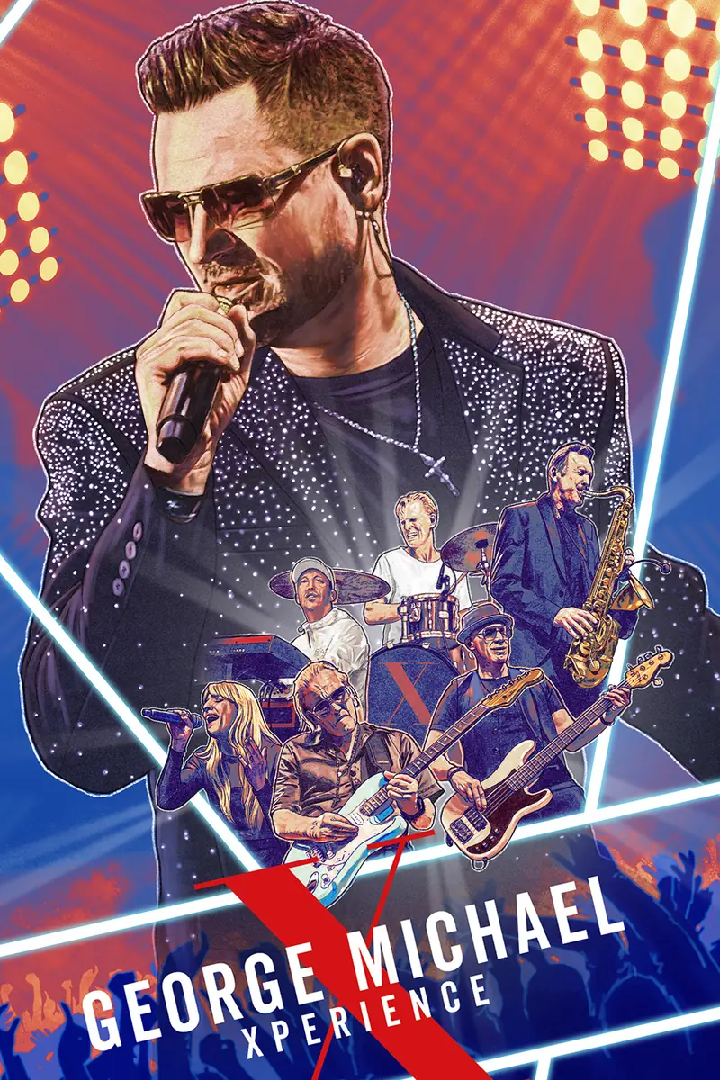 GEORGE MICHAEL Xperience & DJ MIKKEL · Kingoskolens Teatersal, Slangerup