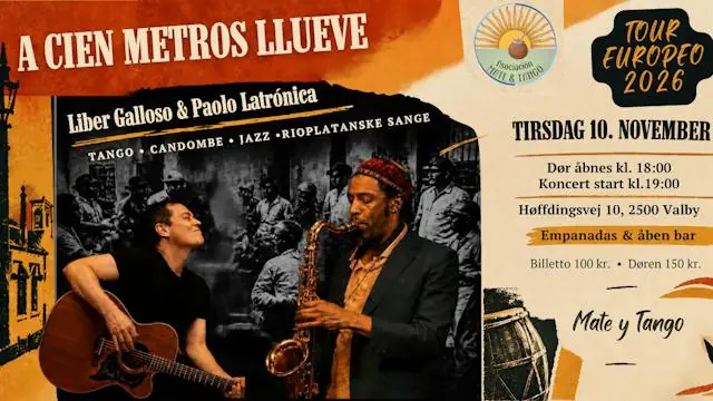 Liber Galloso & Paolo Latrónica - European Tour 2026 · Asociación Mate y Tango, Copenhagen