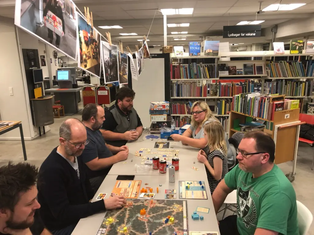 Board Games at Lystrup Library — Lystrup Bibliotek, Lystrup